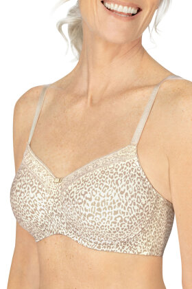 Amoena - Bliss Padded Soft Bra - Foret Bh Uden Bøjle - Sand