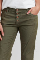 Pulz - Pz-Rosita Capri Denim Bukser - Army