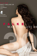 Falke - Matt Deluxe 30 D Strømpebukser - Mørkerød