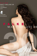 Falke - Matt Deluxe 30 D Strømpebukser - Blå