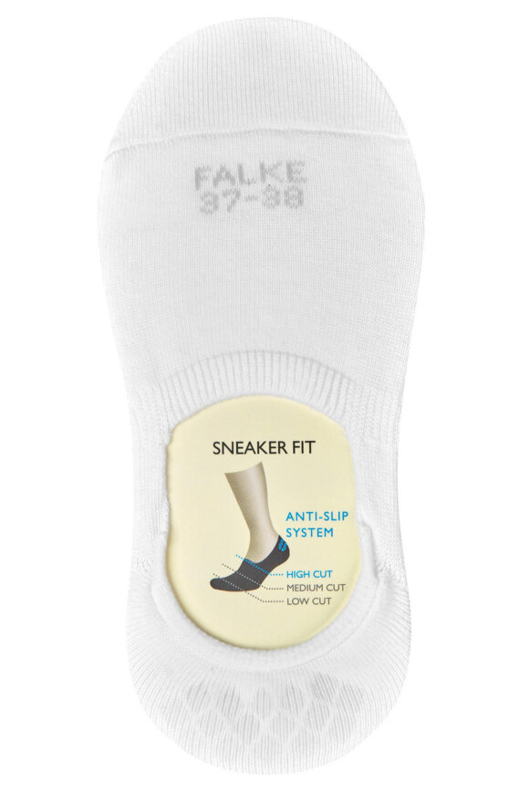 Falke - Step High Cut Socks - Sneaker Sokker - Hvid