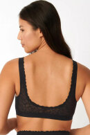 Sloggi - Zero Feel Lace Bralette - T-shirt Bh - Sort