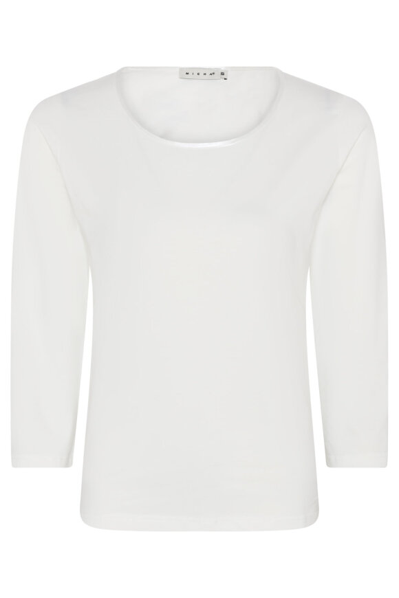 Micha - Basic Modal T-shirt - Off White
