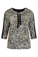 Brandtex - Løs Print Bluse - Army