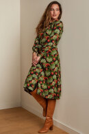 King Louie - Laila Dress The Fuzz - Skjortekjole - Mørkegrøn