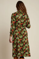 King Louie - Laila Dress The Fuzz - Skjortekjole - Mørkegrøn