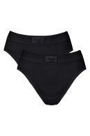 Sloggi - Double Comfort Tai - 2-Pak - Trusser - Sort