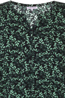 Zhenzi - Syvla 720- Løs Print T-shirt - Sort Grøn