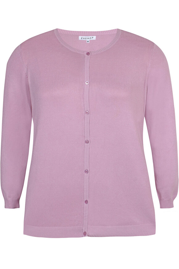 Zhenzi - Kogle 008 Strikket Cardigan - Rosa