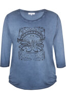 Zhenzi - Alexie 709 - Casual Deep Dye T-shirt -