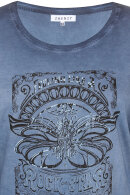 Zhenzi - Alexie 709 - Casual Deep Dye T-shirt -