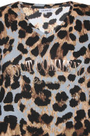 Zhenzi - Dawna 521 - Leopard Print T-shirt - Lyseblå
