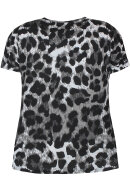 Zhenzi - Dawna 521 - Leopard Print T-shirt - Sort
