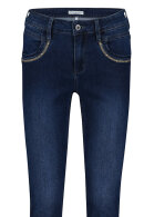 Red Button - Sissy Jeans - Slim Fit - Classic Blue & Embroidery - Mørk Denim