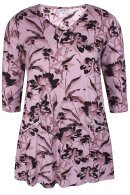 Zhenzi - Gunda 532 Lang løs Bluse - Rosa