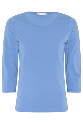 Micha - Basic Must - Basis T-shirt . Lyseblå