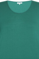Zhenzi - Bailee 728 Ensfarvet Basis T-shirt - Puf - Grøn