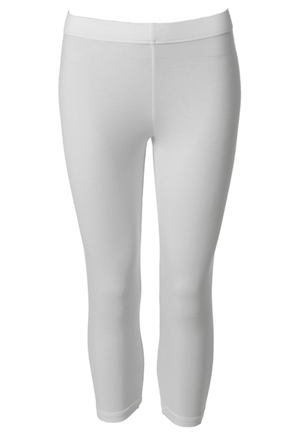 Du Milde pirat og capri Leggings Short til midt læg her i hvide Hos