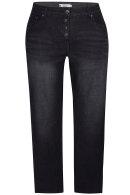 Zhenzi - Curve Shaping Fit Jeans - Sort Denim