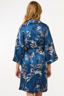 CCDK - Jean Kimono - Flora Print - EcoVero - Mørkeblå