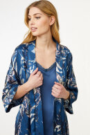 CCDK - Jean Kimono - Flora Print - EcoVero - Mørkeblå