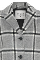 Etage - Wool Mix Jacket - Ternet Uldfrakke - Grå