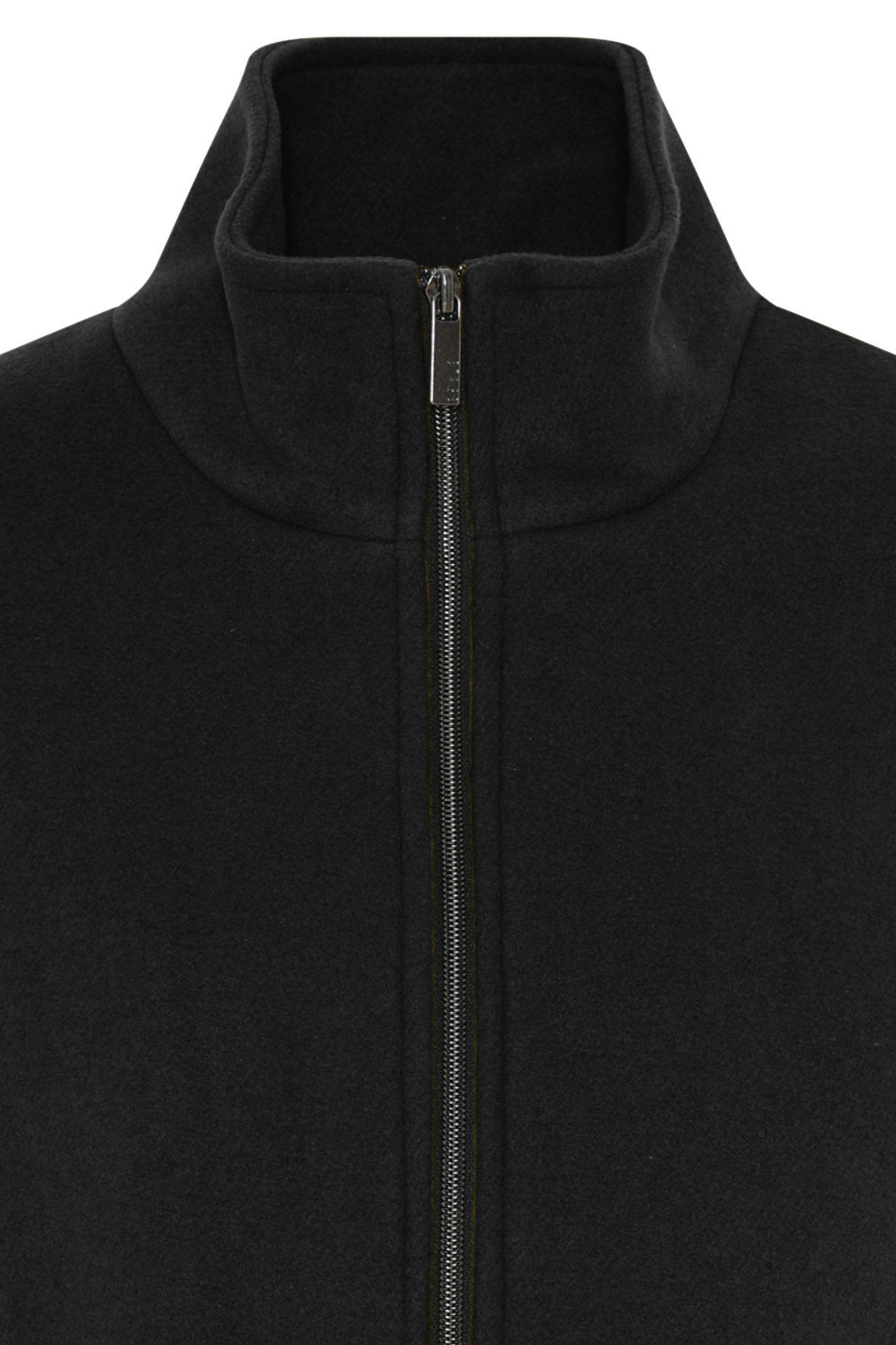 Etage Wool Zip Jacket - klassisk uldjakke sort til KVINDER - Hos Lohse
