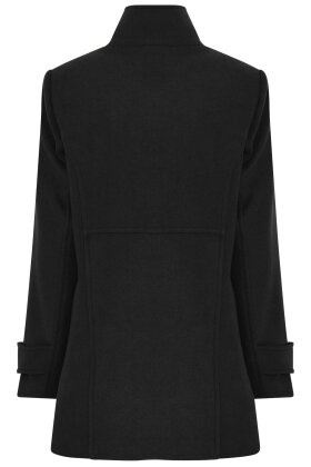 Etage - Wool Zip Jacket - Klassisk Uldjakke - Sort