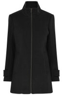 Etage - Wool Zip Jacket - Klassisk Uldjakke - Sort