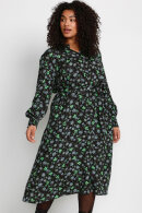 Kaffe Curve - KC-Florisa Shirt Dress - Skjortekjole - Sort