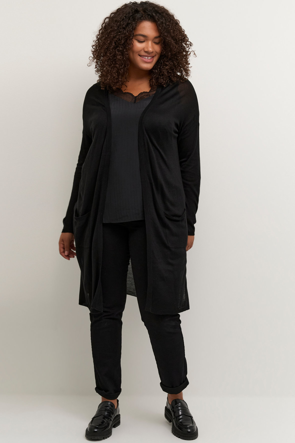 CARDIGAN KCLOLY-KAFFE CURVE