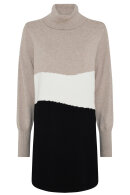 Micha - Fancy Cosy Knit - Lang Strikbluse - Sort