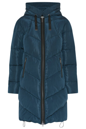 Etage - Vinter Vindjakke Lang - Polyester Fyld - Petrol