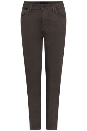 C Ro - Suzanne Jeans - Ensfarvet & Stræk - 7/8 del - Brun