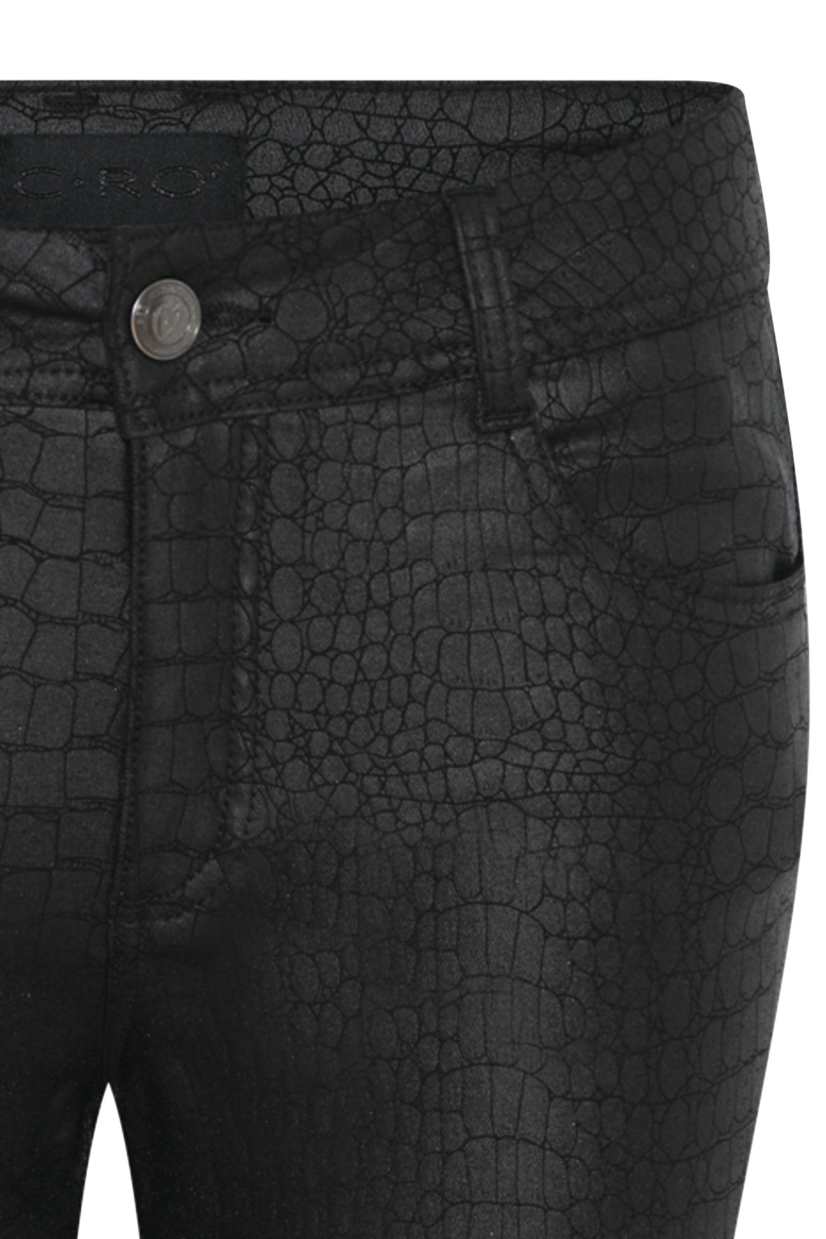 Cero C.RO Jenny Coated Pants med og stræk sorte - Hos