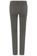 C Ro - Lina Jacquard Vævet Ternet Strækbukser - 7/8del - Slim Fit - Brun