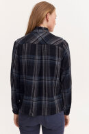 Pulz - PZAlina Short Shirt - Flannel Skjorte - Blå
