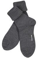 Falke - Striggings Rib Sock - Ribstrikket Sokker - Grå