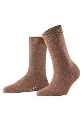 Falke - Cosy Wool - Uld & Cashmere Ankelsokker - Brun