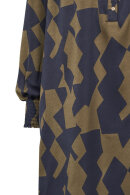 Prepair - Tabitta Dress - Kjole Grafisk Print - Mørkeblå