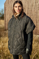 SoyaConcept - Sc-Fenya 44 - Quiltet Oversize Vest - Sort
