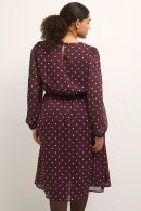 Kaffe Curve - KC-Smila Midi Dress - Bordeaux