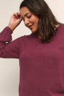 Kaffe Curve - KC-Ami LS Blouse - Løs Bluse - Bordeaux