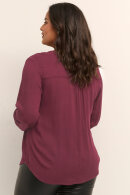 Kaffe Curve - KC-Ami LS Blouse - Løs Bluse - Bordeaux