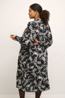 Kaffe Curve - KC-Emina Dress - Print Kjole - Sort