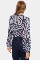 Saint Tropez - RainSZ Shirt - Mønstret Print Skjorte - Mørkeblå