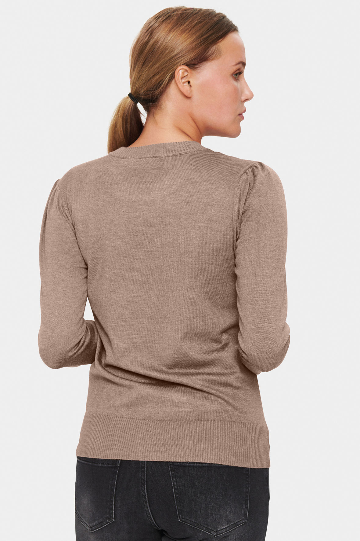 Saint Tropez Pullover strikbluse i til kvinder Hos