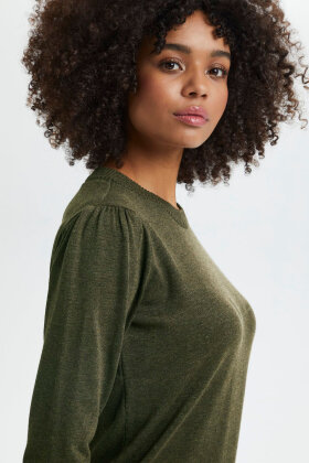 SAINT TROPEZ - MilaSZ Pullover Strikbluse - Army