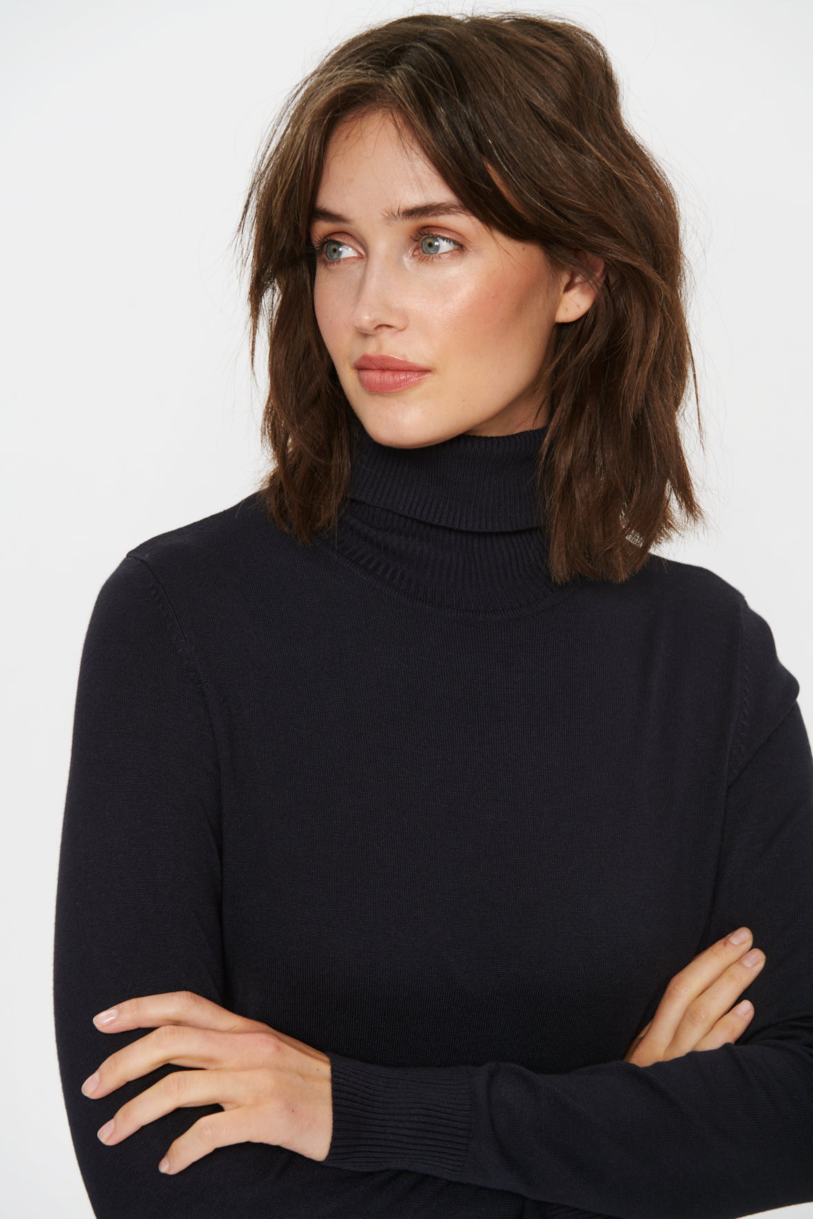 STRIKBLUSER - Saint Tropez - MilaSZ Rollneck Pullover - Rullekrave Strik - Hos Lohse