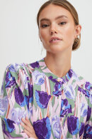 Pulz - PZJess Shirt - Blomstret Let Skjorte - Lilla